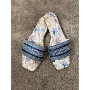 New Aldo Oceania Floral Slides Size 8.5